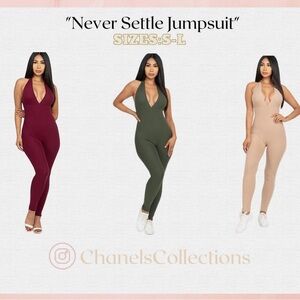 Never Settle Stylish Jumpsuit